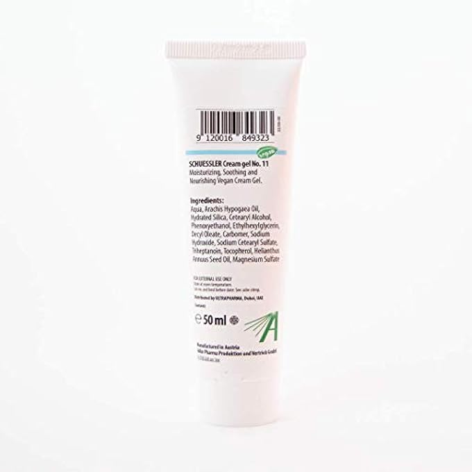 ADLER SCHUESSLER NO 11 MOISTURIZING AND SOOTHING DAY CREAM GEL  SKIN AND NAIL GEL CARE  VEGAN HYDRATING LOTION WITH SILICEA  LIGHTWEIGHT FORMULA WITH QUICK ABSORPTION  ALL SKIN TYPES - 50 ML TUBE - Image 2